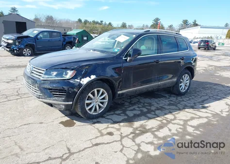 2017 Volkswagen Touareg V6 Sport from USA, damaged, VIN WVGEF7BP0HD004007